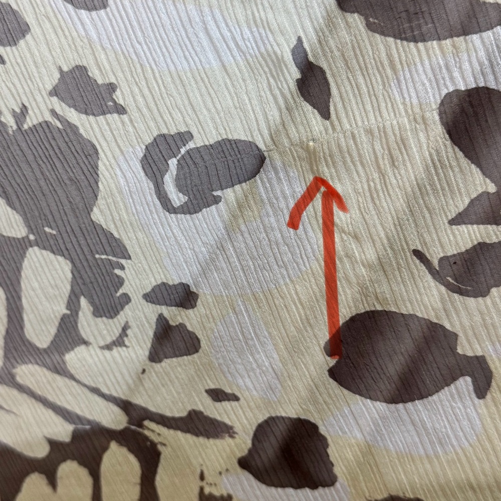 Subtle Luxury Mix Print Silk Scarf Vest One Size - Picture 12 of 12